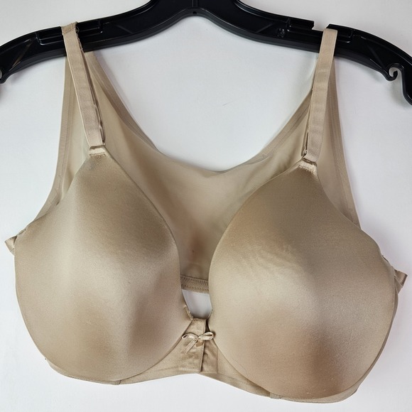 Spanx Womens Beige Front Close Bra Size 38C Mesh Cami Back Minimalist Underwire - Picture 1 of 7